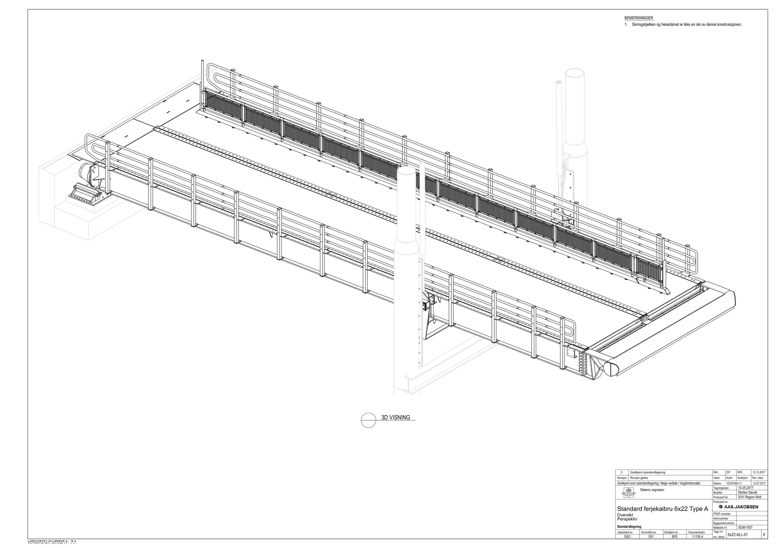 Storstein 6x22m Fergekaibru